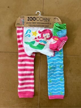 ❤️$10 FLASH SALE❤️Zoochini Leggings and Socks 6-12M NWT